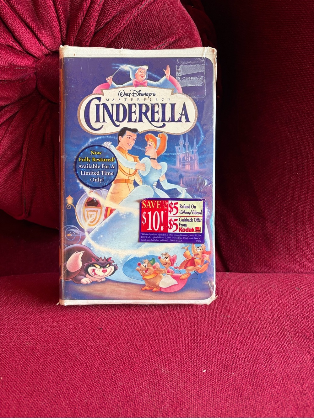 Walt Disney's Cinderella Masterpiece VHS